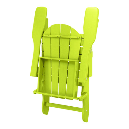 Chaises pliantes Adirondack Polytrends Laguna résistantes aux intempéries (lot de 2)