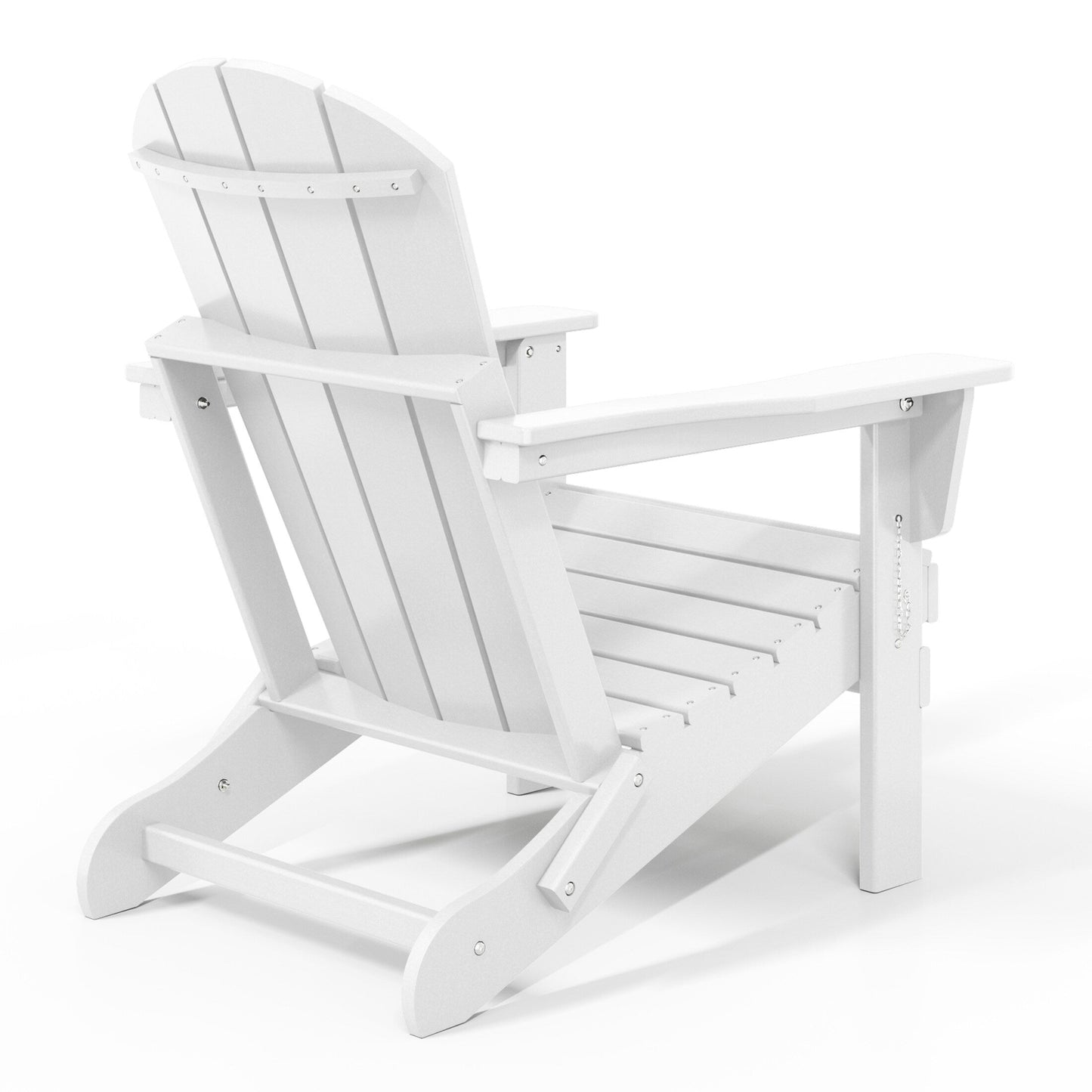 Chaises pliantes Adirondack Polytrends Laguna résistantes aux intempéries (lot de 4)