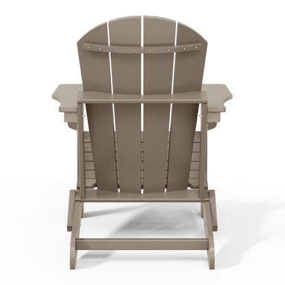 Chaises pliantes Adirondack Polytrends Laguna résistantes aux intempéries (lot de 4)