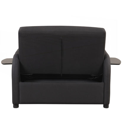 Canapé-lit gigogne 3 en 1 avec table à 2 oreilles