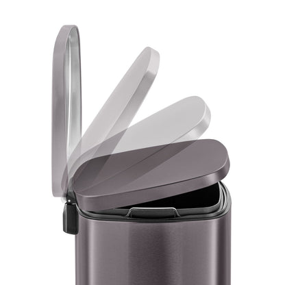 Poubelles Qualiazero 13,2 GAL plus deux poubelles rectangulaires à pédale 1,3 GAL - Combo familial