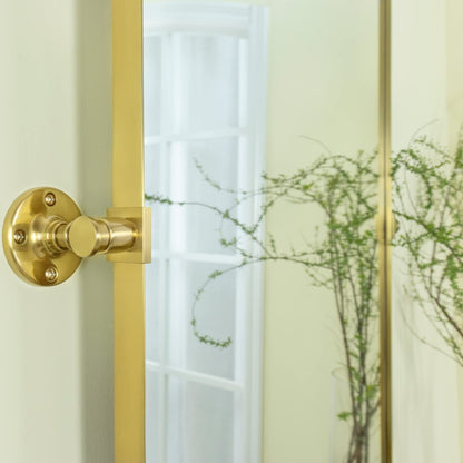 Miroir mural rectangulaire pivotant et inclinable en métal TEHOME Jonathan