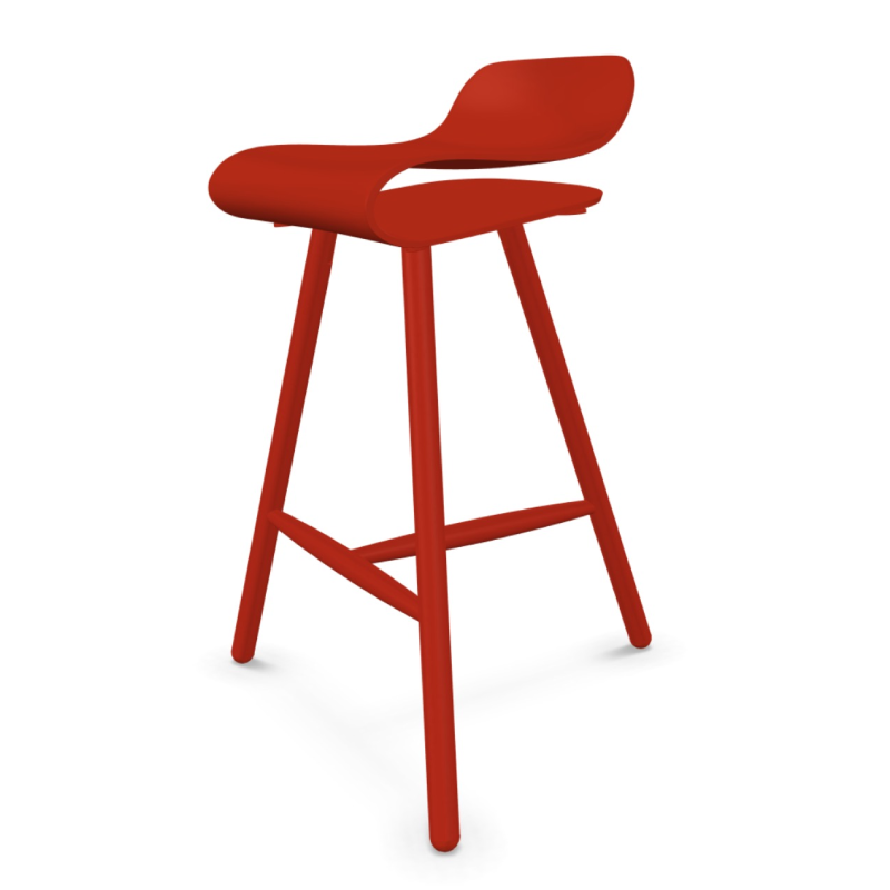 Tabouret BCN avec base en bois