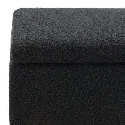 Banc de rangement SAFAVIEH Couture Sunneva Boucle - 61 po L x 20 po P x 19 po H - 61 L x 20 P x 19 H