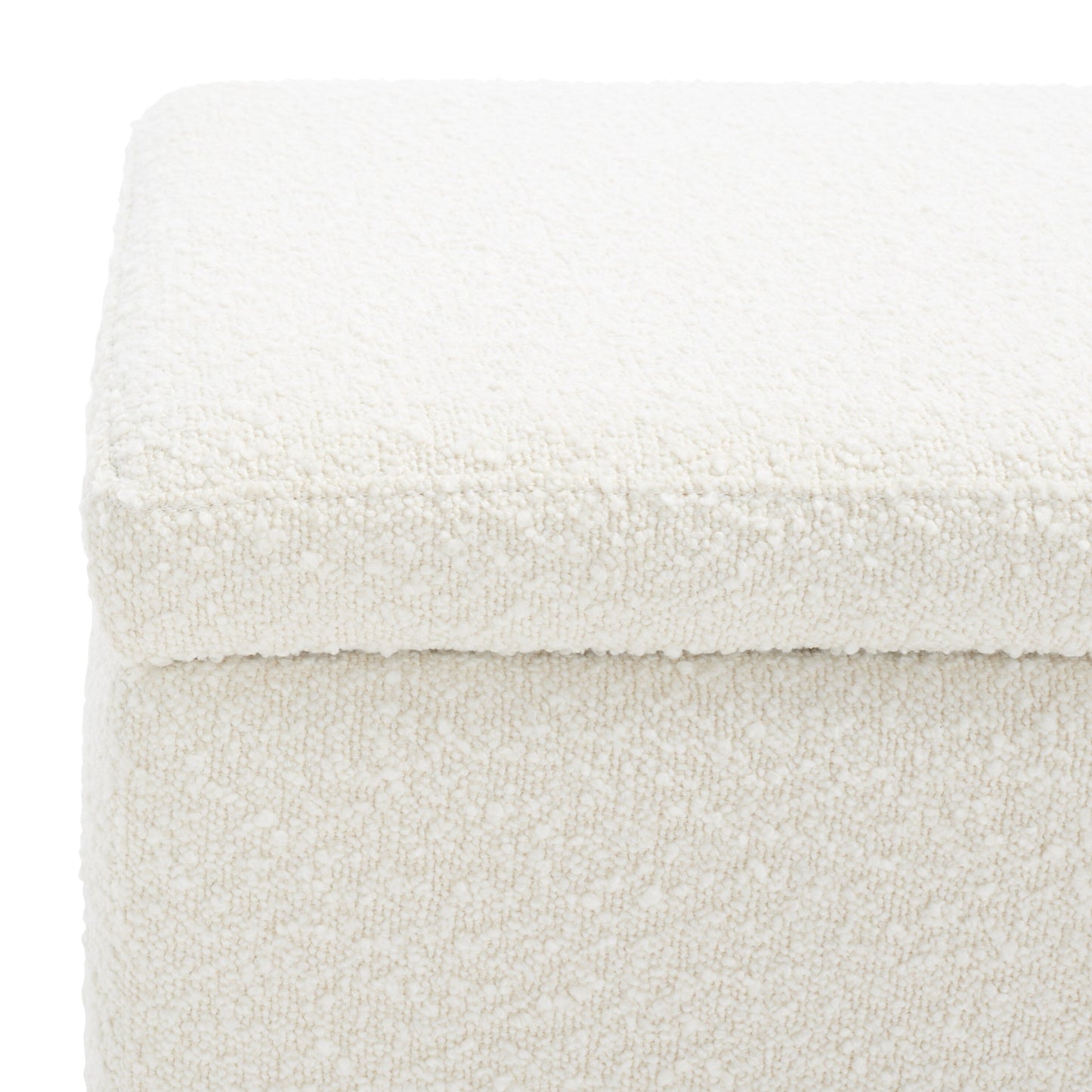 Banc de rangement SAFAVIEH Couture Sunneva Boucle - 61 po L x 20 po P x 19 po H - 61 L x 20 P x 19 H