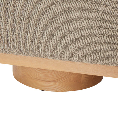 Banc de rangement SAFAVIEH Couture Sunneva Boucle - 61 po L x 20 po P x 19 po H - 61 L x 20 P x 19 H