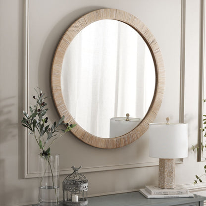 Miroir Mila de 36 pouces de SAFAVIEH Home - 36 L x 1 P x 36 H
