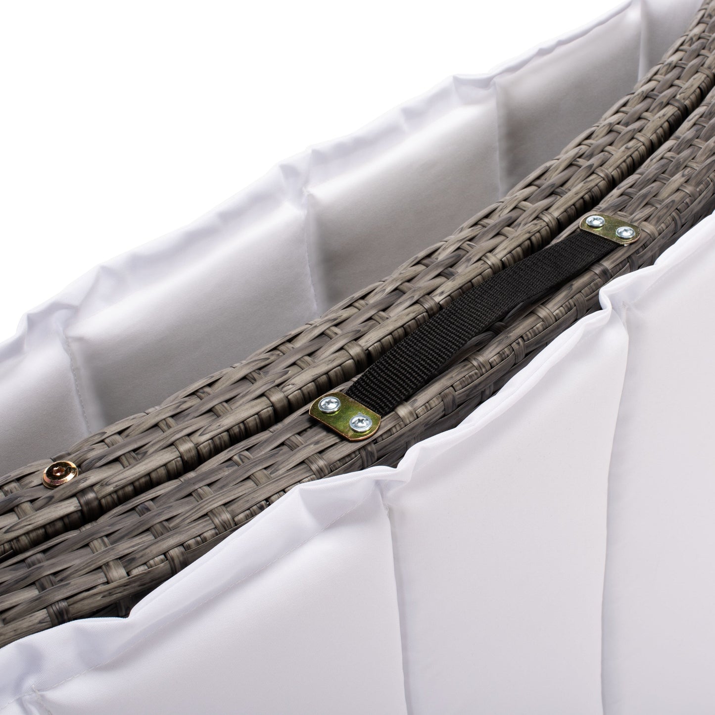 Ensemble de chaises longues d'extérieur Blaguna 3 pièces SAFAVIEH - 83 L x 20 P x 24 H