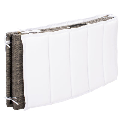 Ensemble de chaises longues d'extérieur Blaguna 3 pièces SAFAVIEH - 83 L x 20 P x 24 H