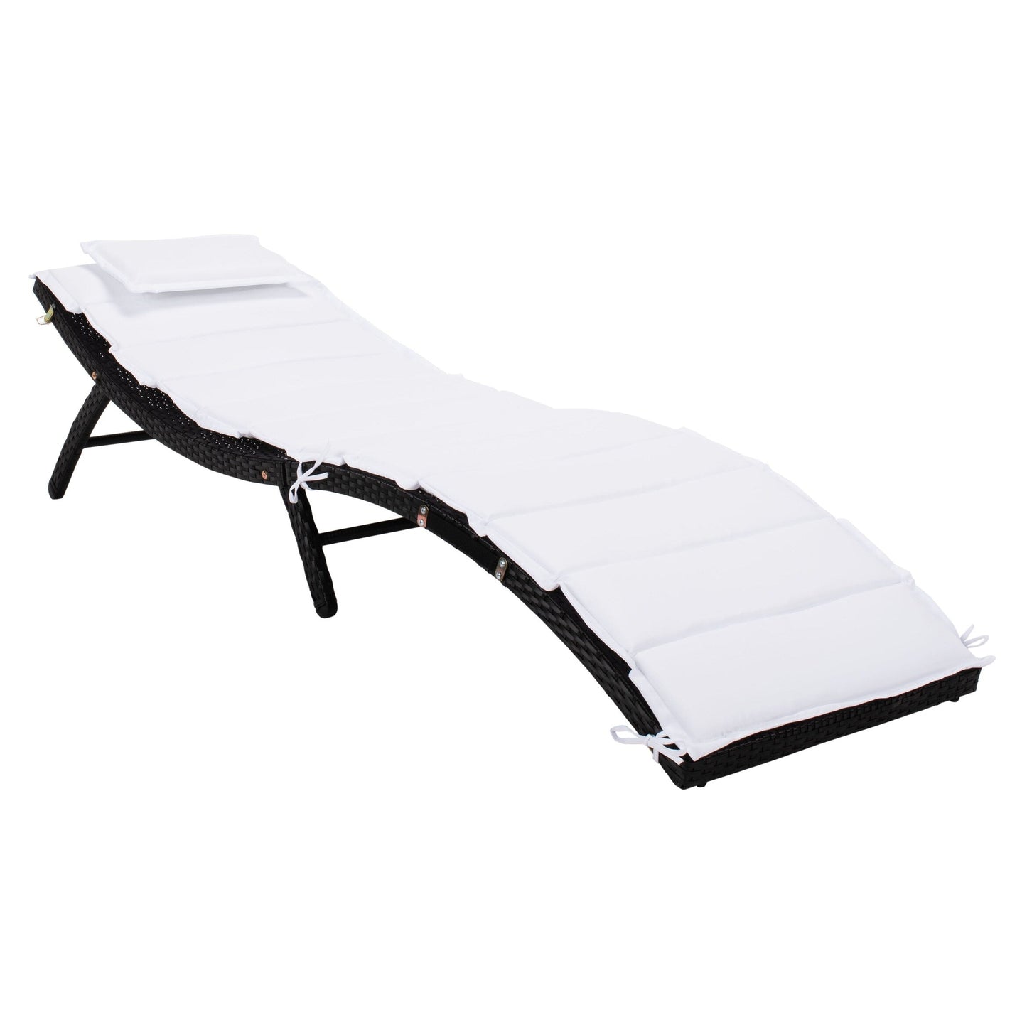 Ensemble de chaises longues d'extérieur Blaguna 3 pièces SAFAVIEH - 83 L x 20 P x 24 H