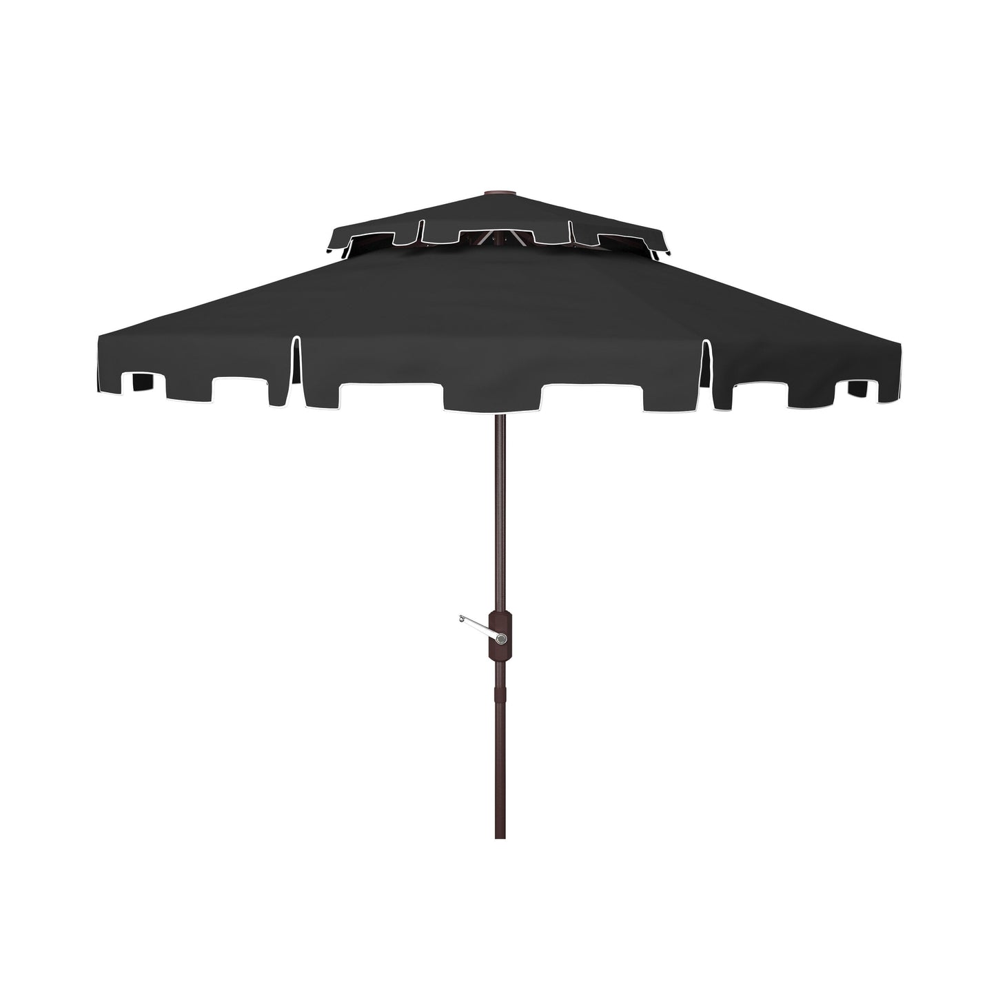 Parasol de marché double SAFAVIEH Outdoor Livia 9 pieds, base non incluse