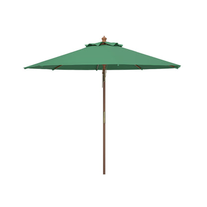 Parasol d'extérieur en bois SAFAVIEH Zlatana de 2,7 m