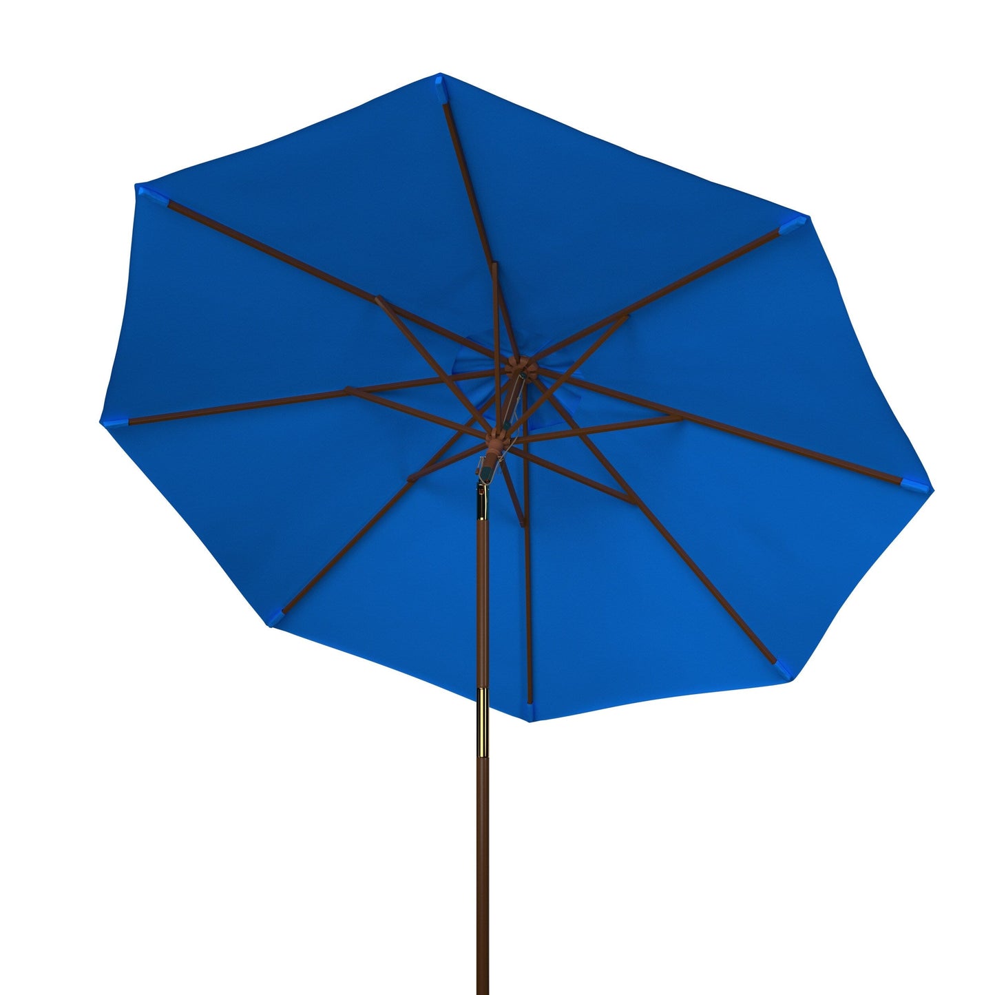 Parasol d'extérieur en bois SAFAVIEH Zlatana de 2,7 m