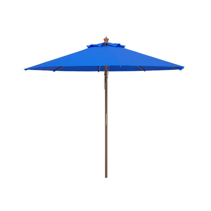 Parasol d'extérieur en bois SAFAVIEH Zlatana de 2,7 m