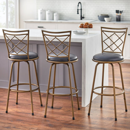 Tabourets pivotants à hauteur réglable Alyssa Simple Living (lot de 3)