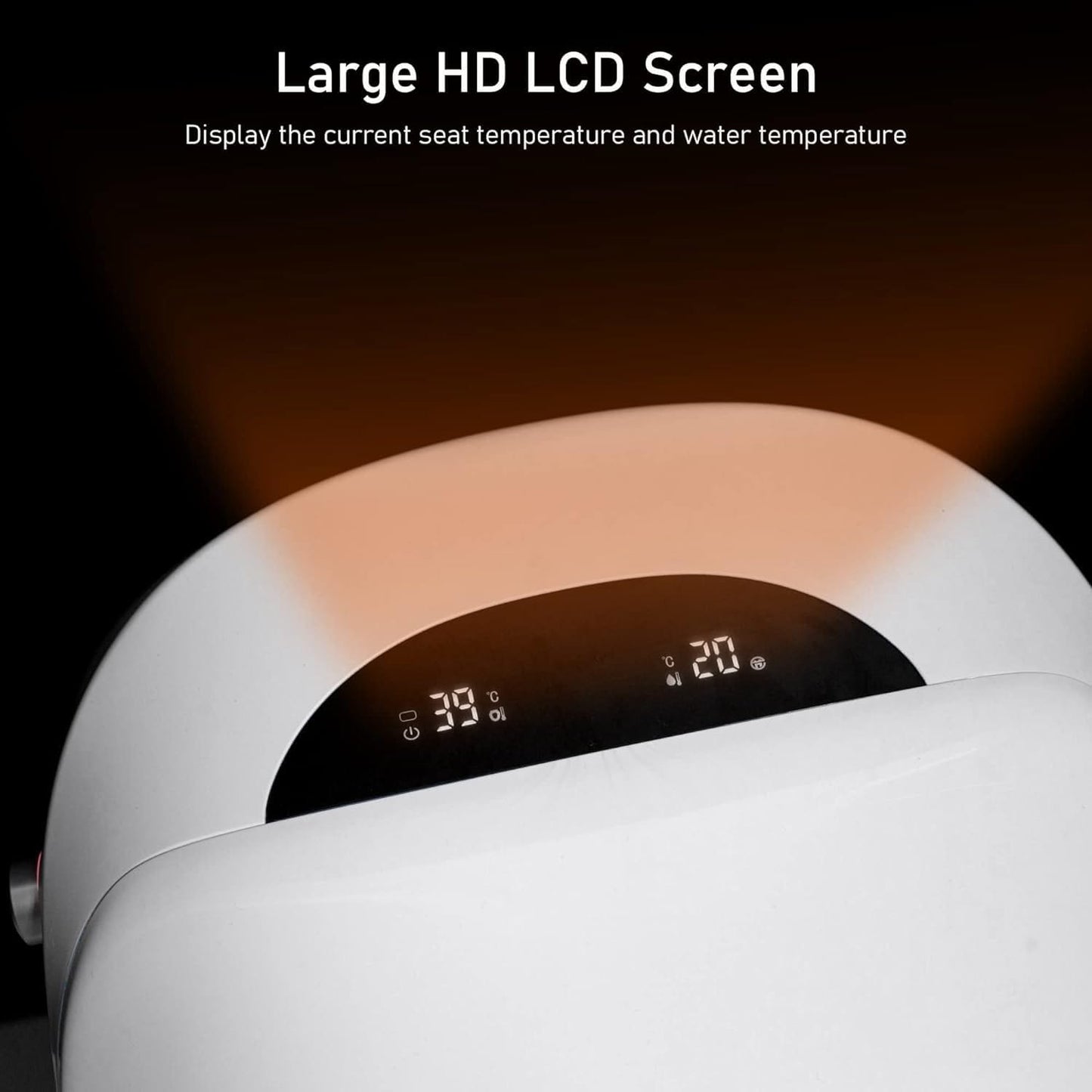 Toilettes intelligentes, toilettes bidet monobloc pour salles de bains, toilettes allongées modernes avec eau chaude, double chasse d'eau automatique, fonctionnement par capteur de pied