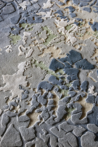 Tapis toundra touffeté à la main