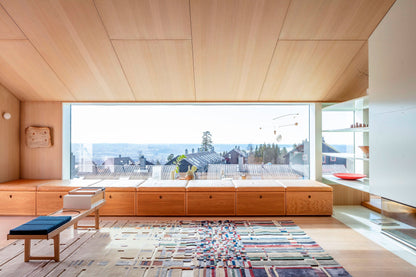 Tapis tufté main gris ardoise urbain