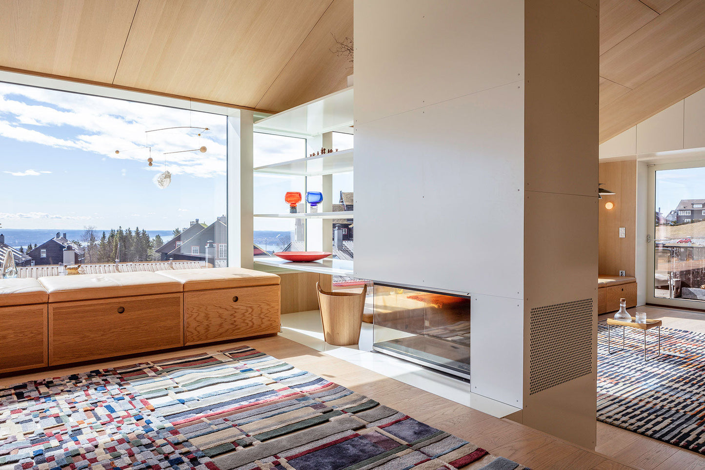 Tapis tufté main gris ardoise urbain