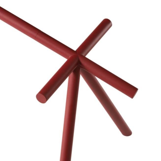 Table à manger W - Plateau en verre transparent