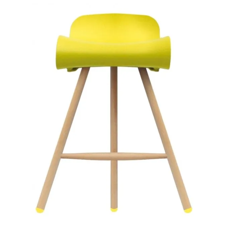 Tabouret BCN avec base en bois