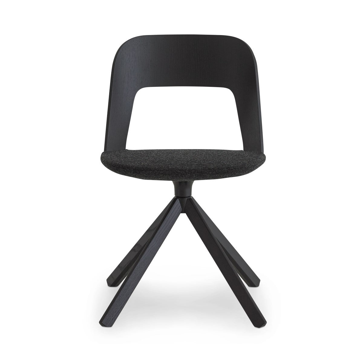 Chaise pivotante rembourrée Arco