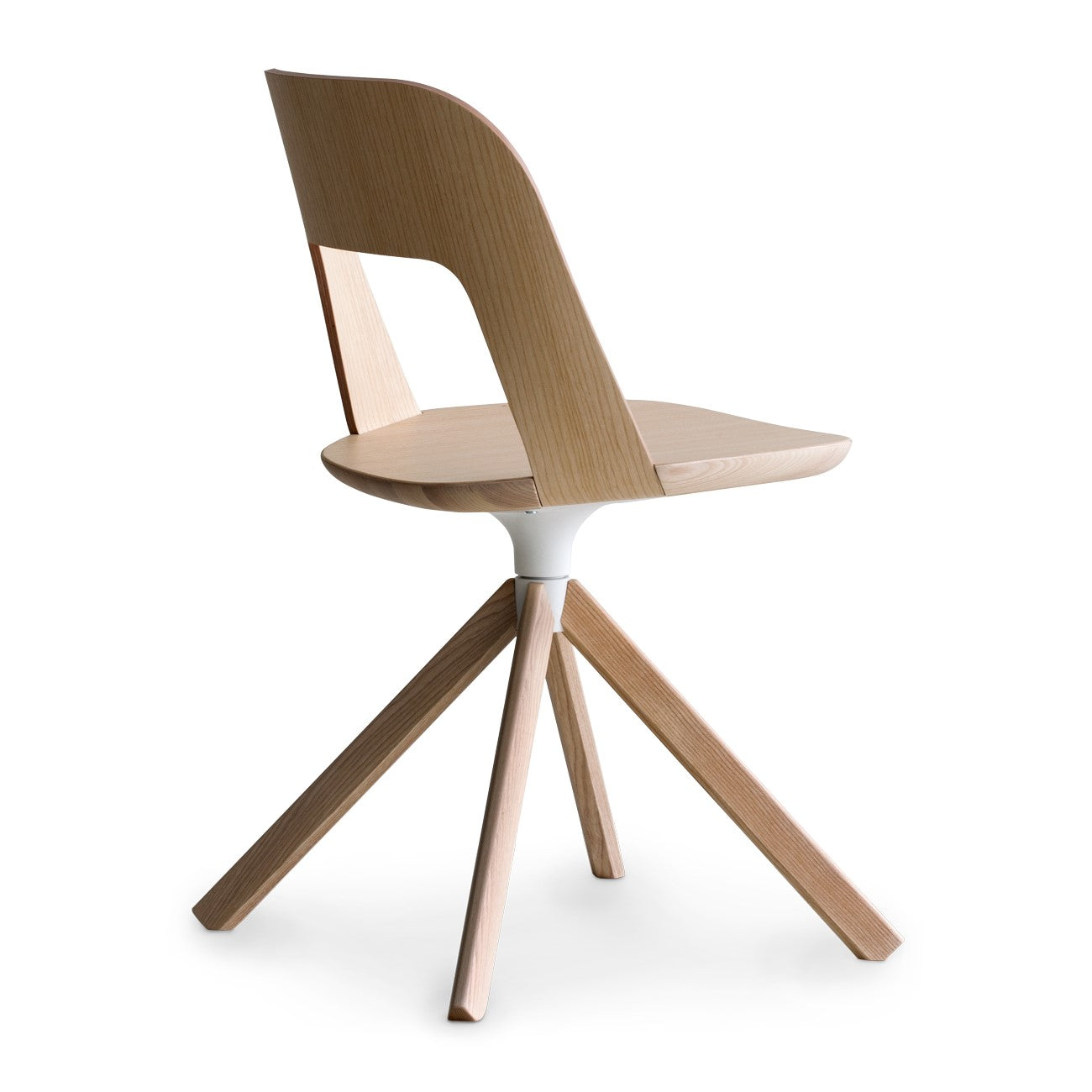Chaise pivotante en bois Arco