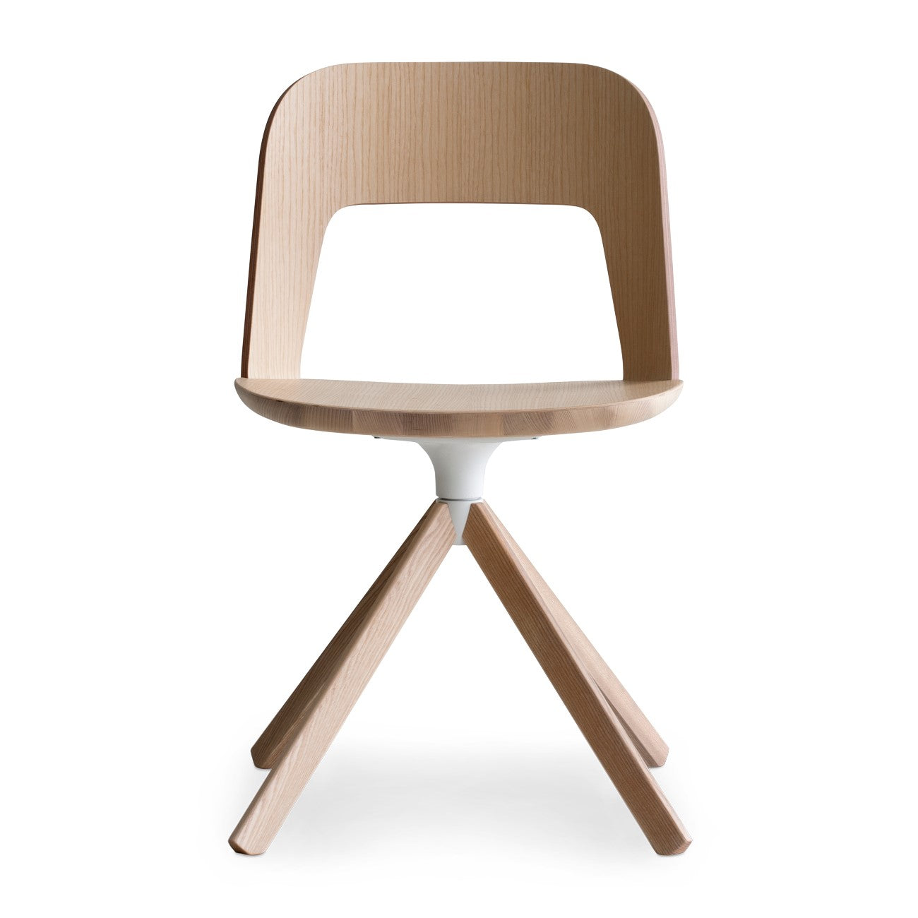 Chaise pivotante en bois Arco