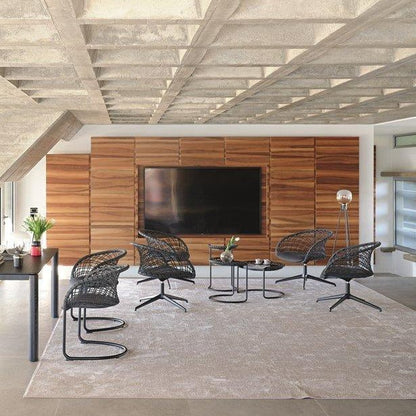 Fauteuil P47 PM TS-CU avec piètement cantilever en métal