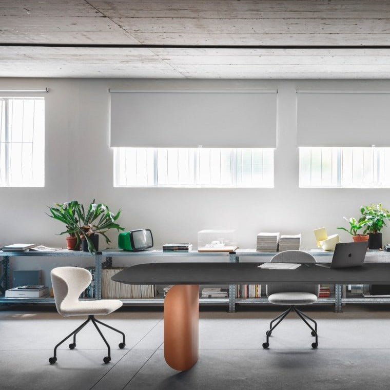 Chaise de bureau à roulettes Mula