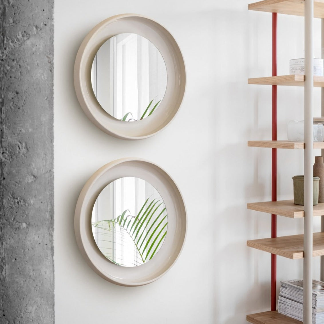 Miroir rond Coque 