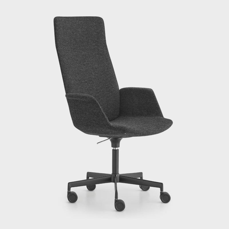 Fauteuil de bureau Uno avec dossier carré