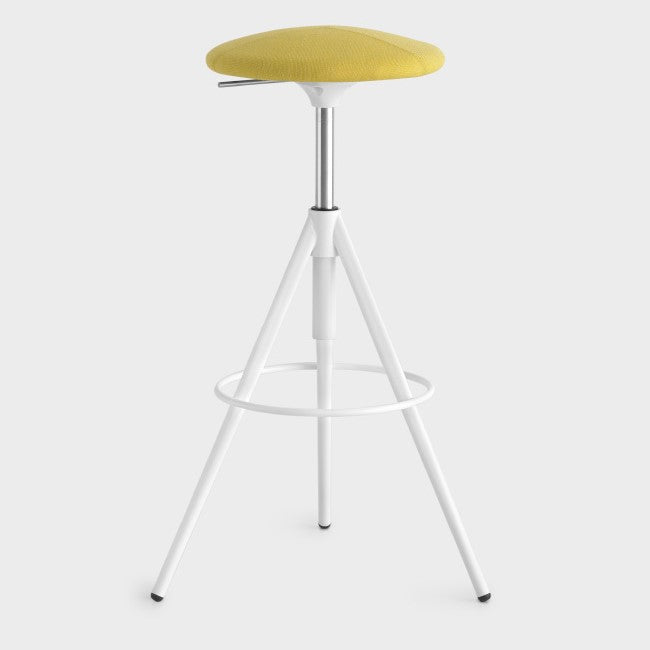 Tabouret pivotant rembourré réglable en hauteur Wil