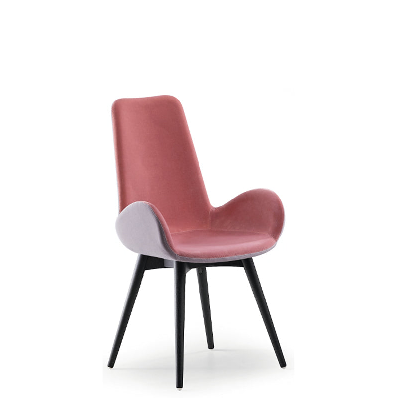 Fauteuil haut Dalia PA L TS avec base en bois