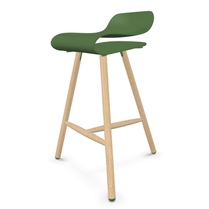 Tabouret BCN avec base en bois