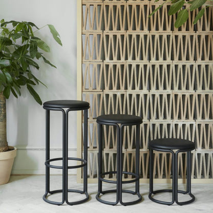 Tabouret Hardie rembourré