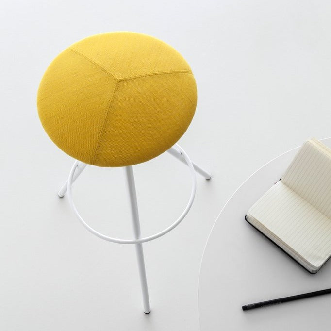 Tabouret pivotant rembourré réglable en hauteur Wil