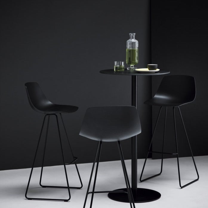 Tabouret de bar Miunn avec base en luge
