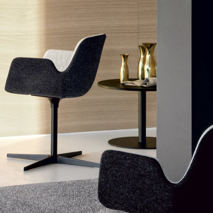 Fauteuil de bureau Pass avec base pivotante à 4 branches 