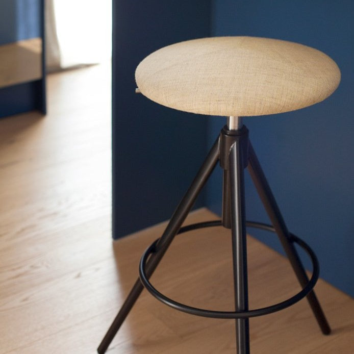 Tabouret pivotant rembourré réglable en hauteur Wil