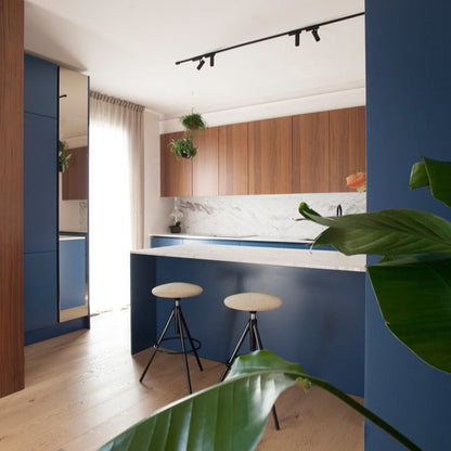 Tabouret pivotant rembourré Wil