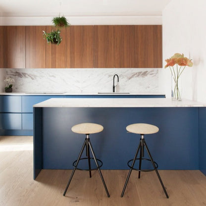 Tabouret pivotant rembourré Wil