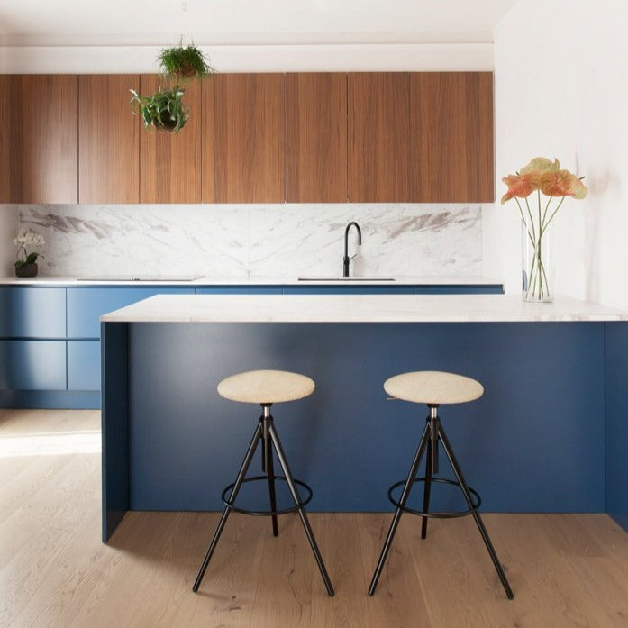 Tabouret pivotant rembourré réglable en hauteur Wil