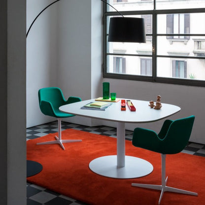 Fauteuil de bureau Pass avec base pivotante à 4 branches 