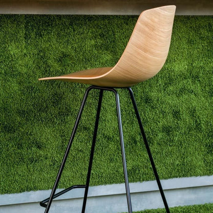 Tabouret de bar Miunn avec base en luge