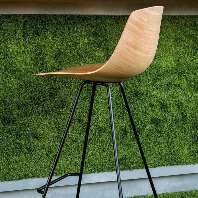 Tabouret de bar Miunn avec base en luge