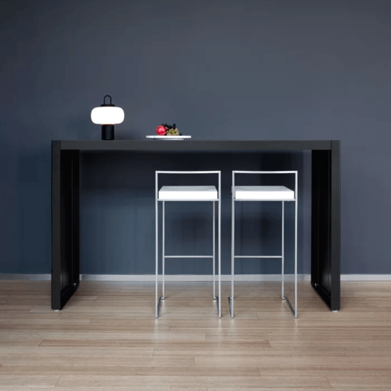 Tabouret empilable à base traîneau Cubo