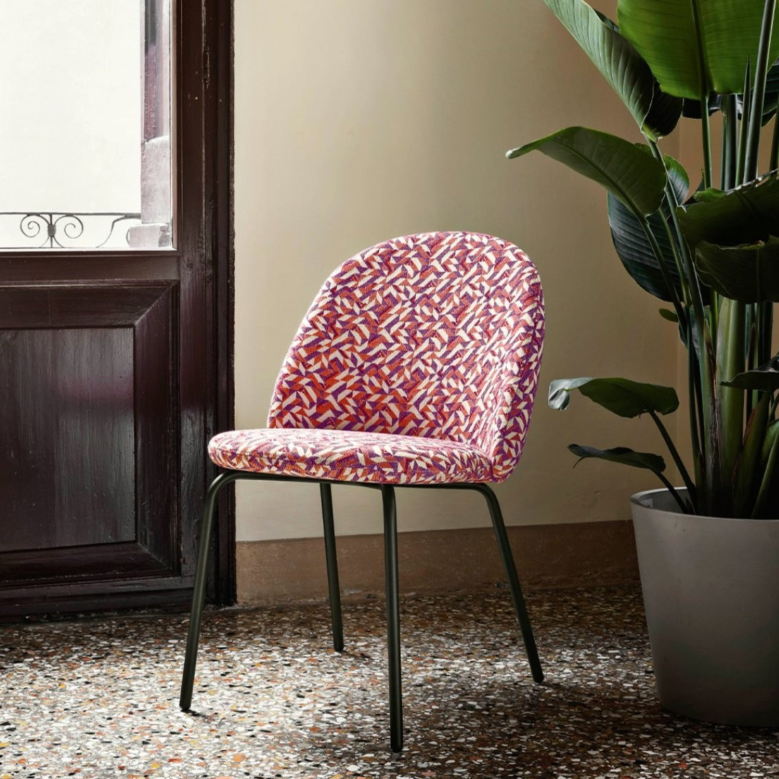 Chaise Iola avec base en acier