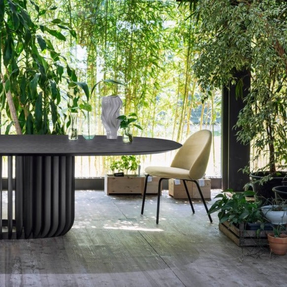 Chaise Iola avec base en acier