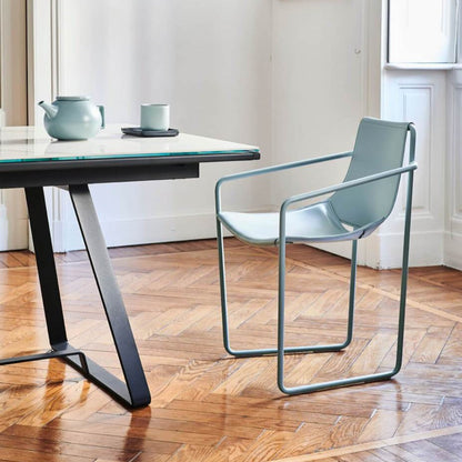 Fauteuil en cuir Apelle PM CU